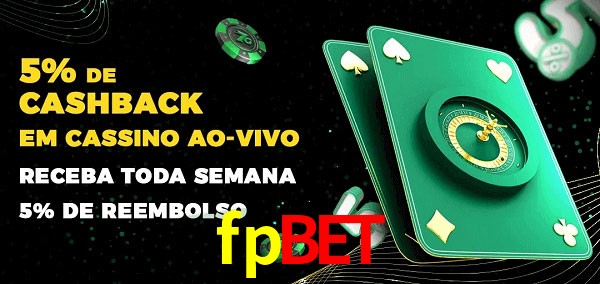 Promoções do cassino ao Vivo fpbet